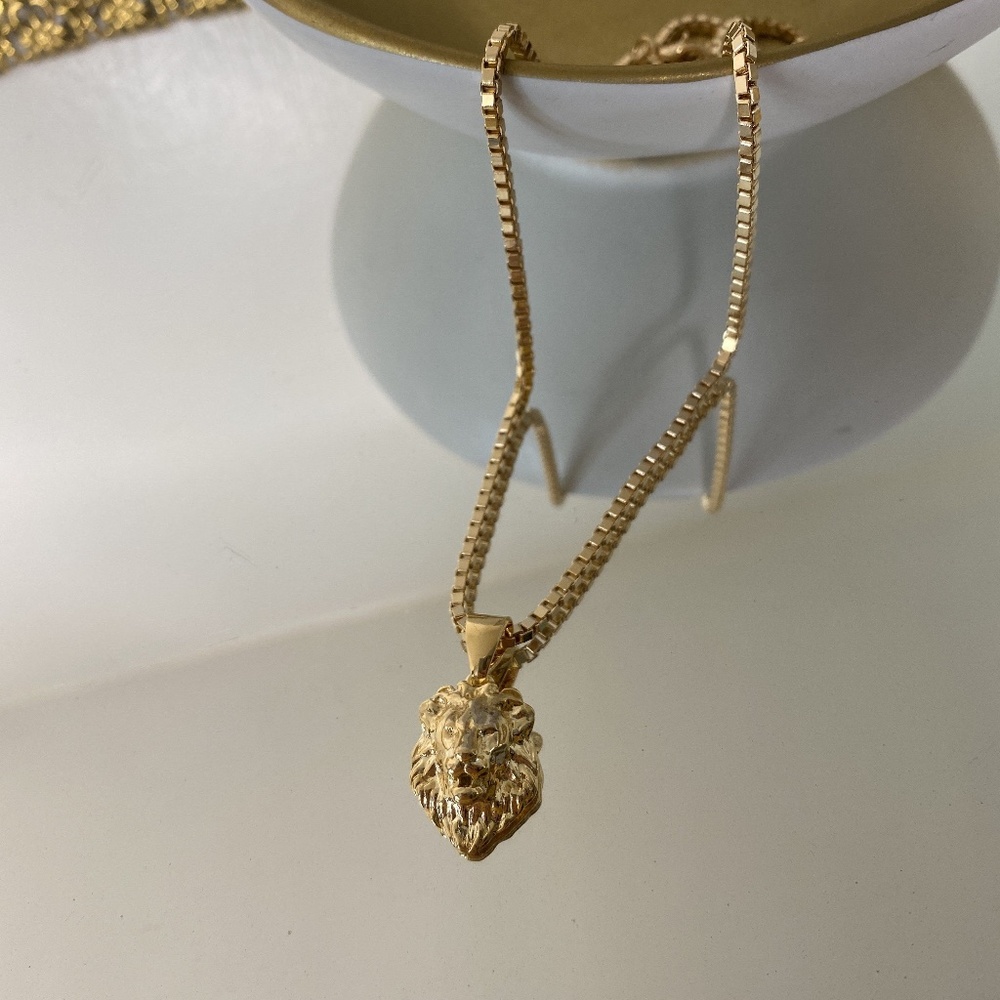Gold Filled Little Leo Lion Necklace